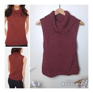 White House Black Market Sleeveless Cowl Neck Top